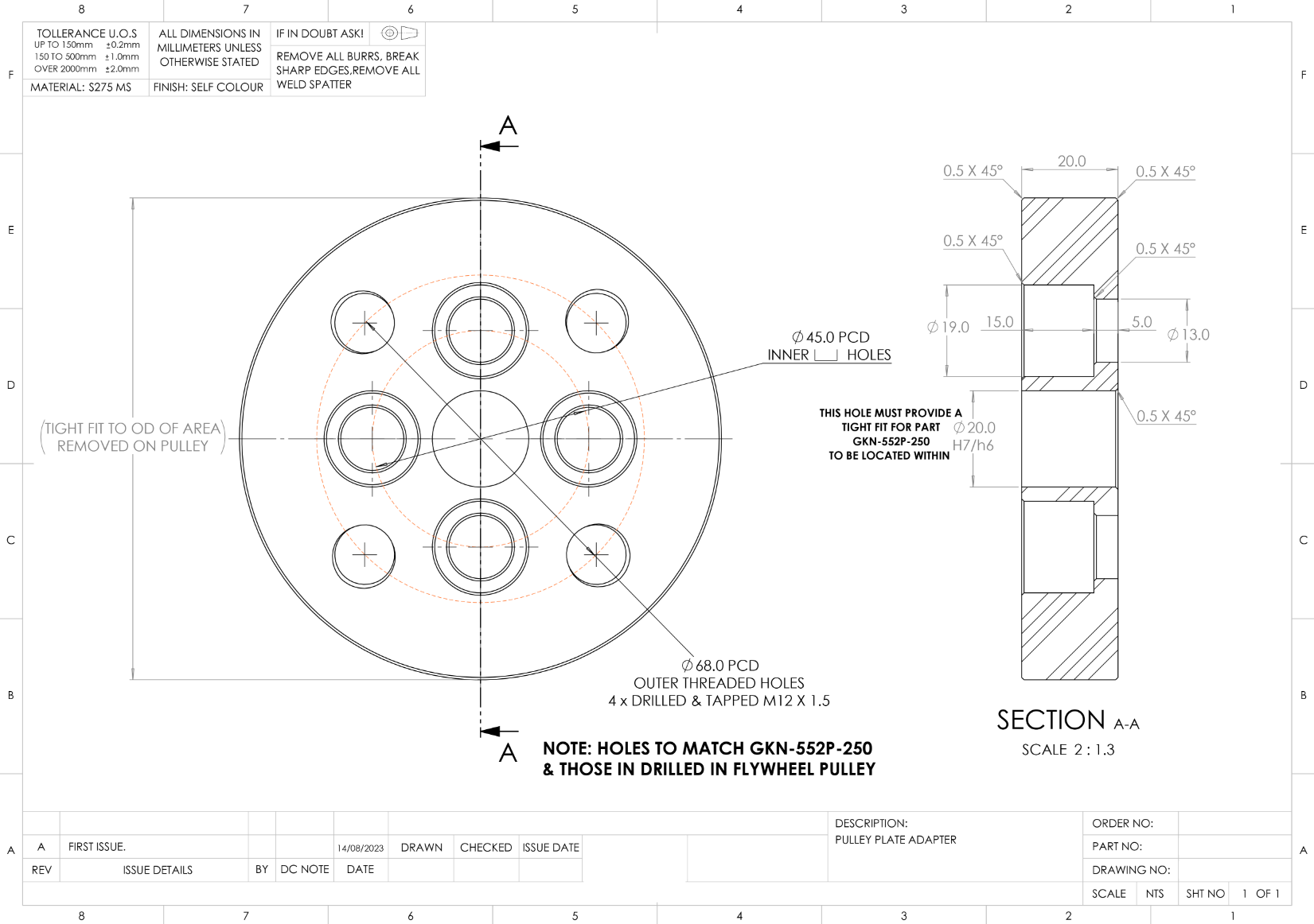 Component & Assembly Drawings