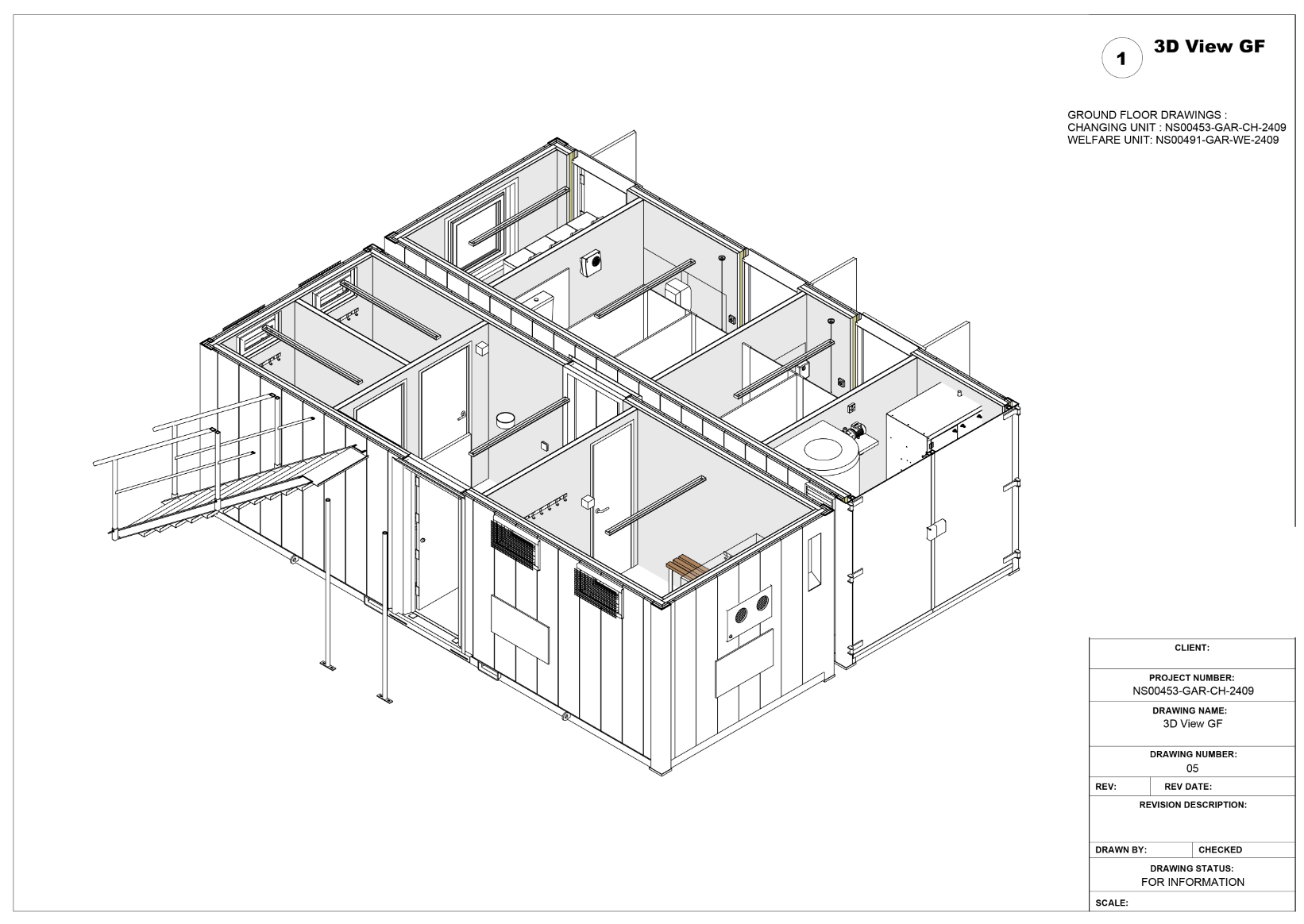 3D Isometric Assembly View